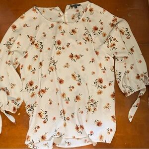 Papermoon Cream Floral Blouse